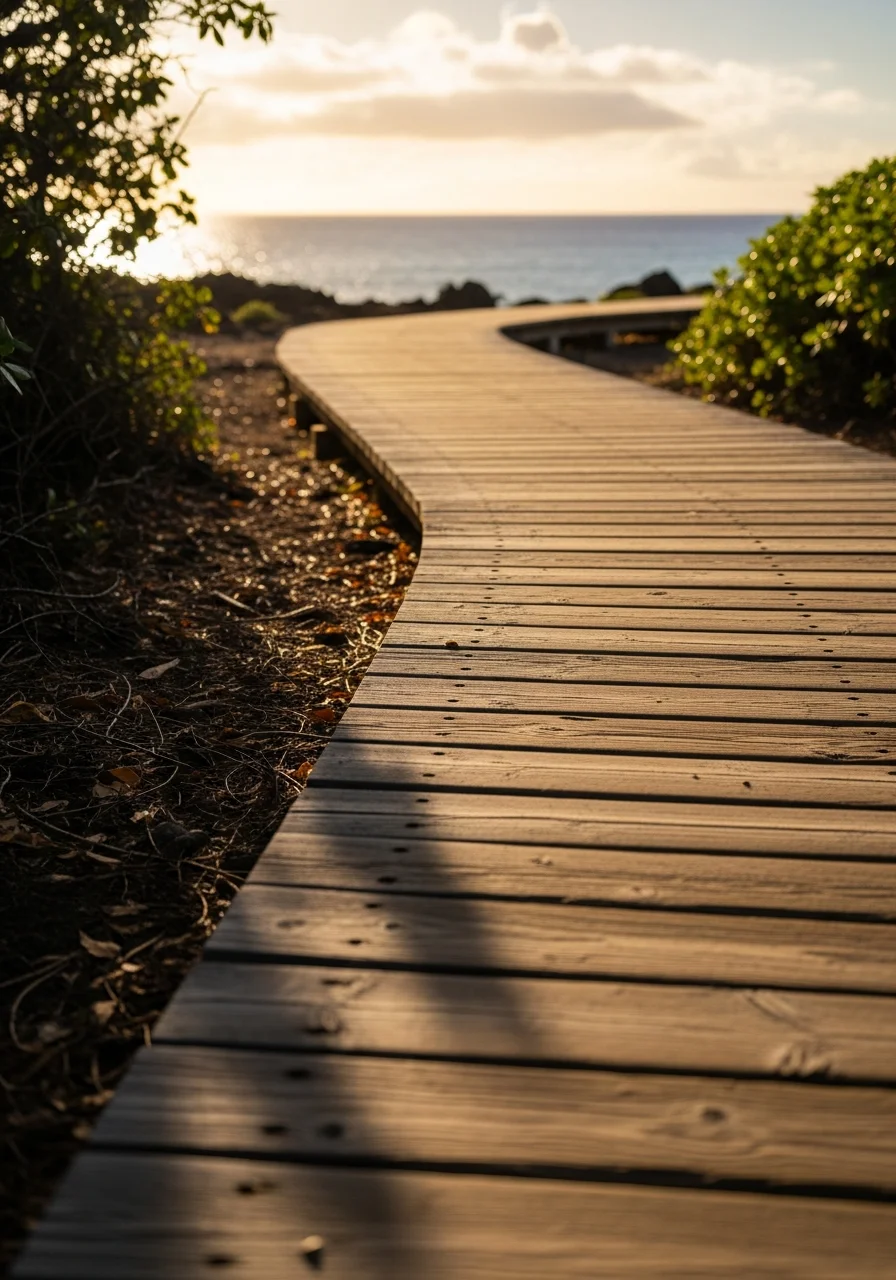 Scenic Lanai coastline with white sand beaches and clear Pacific waters